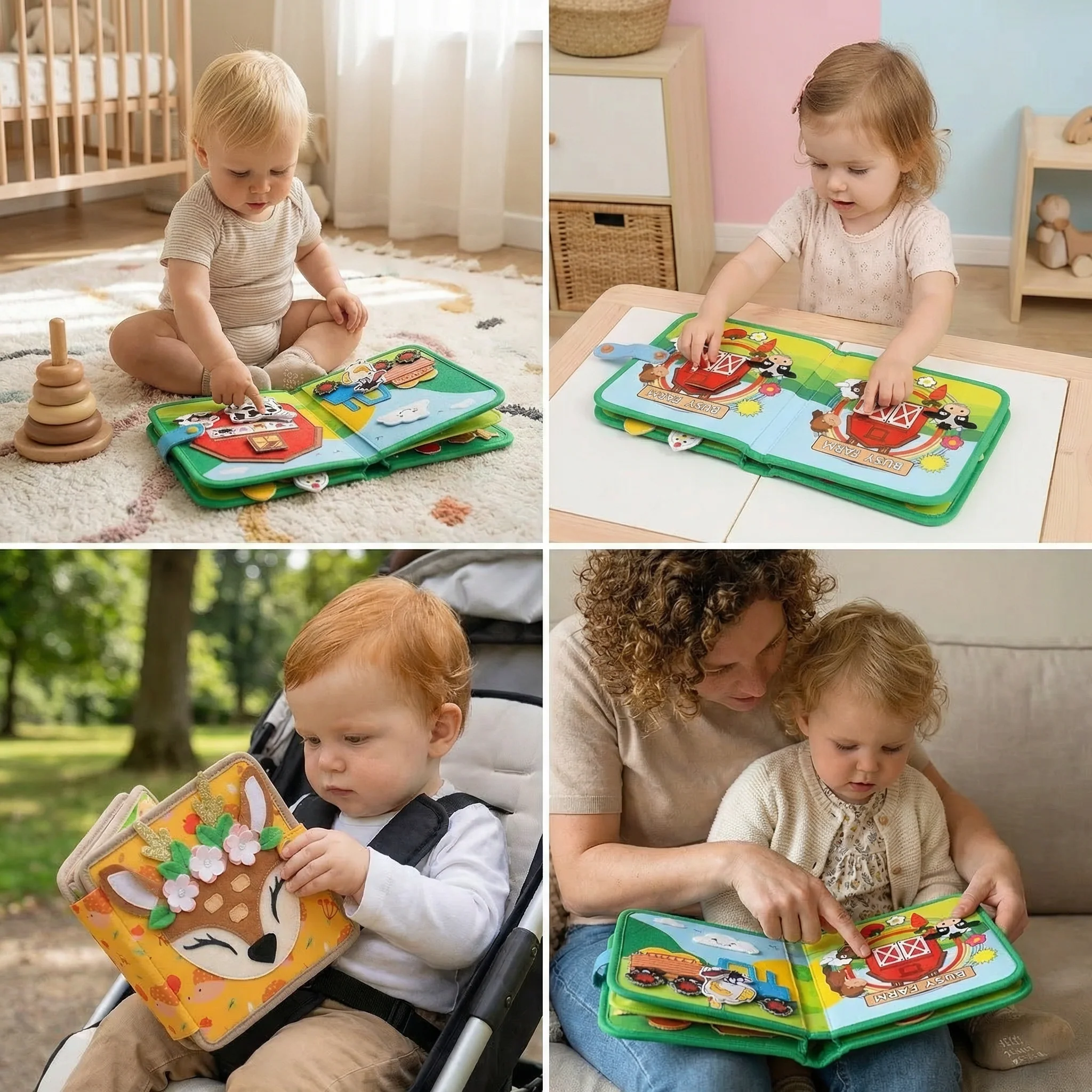 3-Piece Montessori Learning & Story Book Set for Kids - Image 4