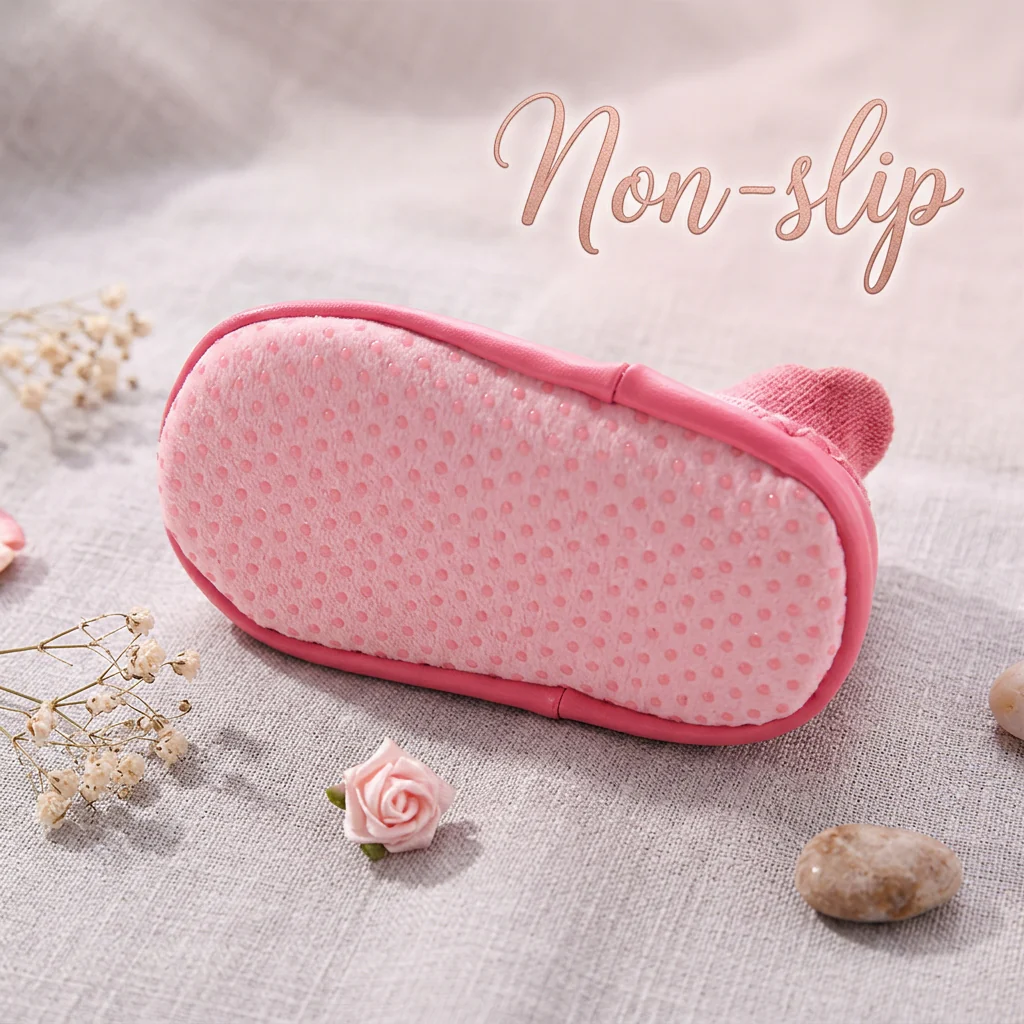 Baby Breathable Sock Shoes – Non-Slip Soft Sole Walking Socks for Infants & Toddlers - Image 5