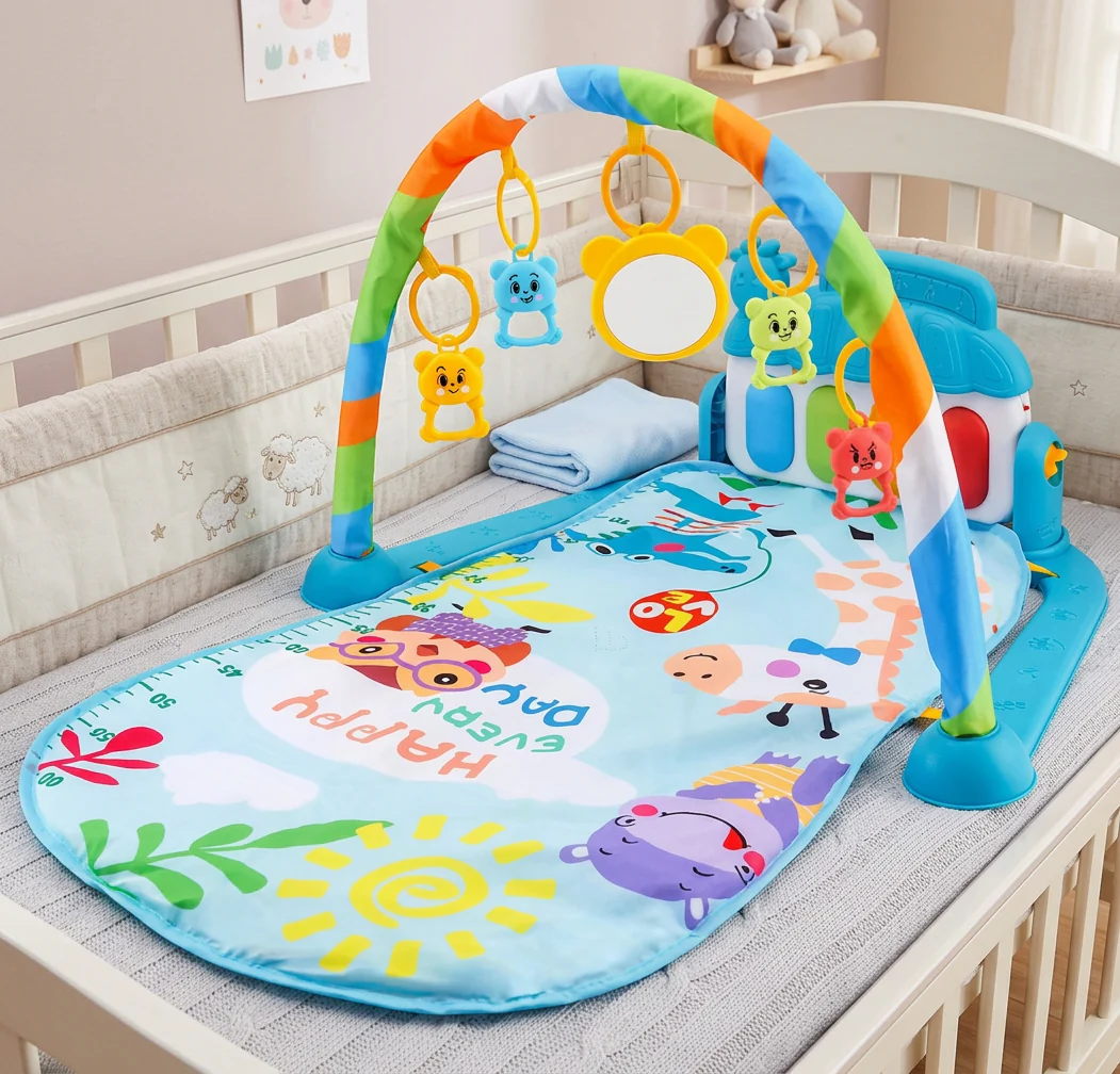 Baby Music Play Gym with Piano– Interactive Sensory Activity Mat (0–24 Months) - Image 14