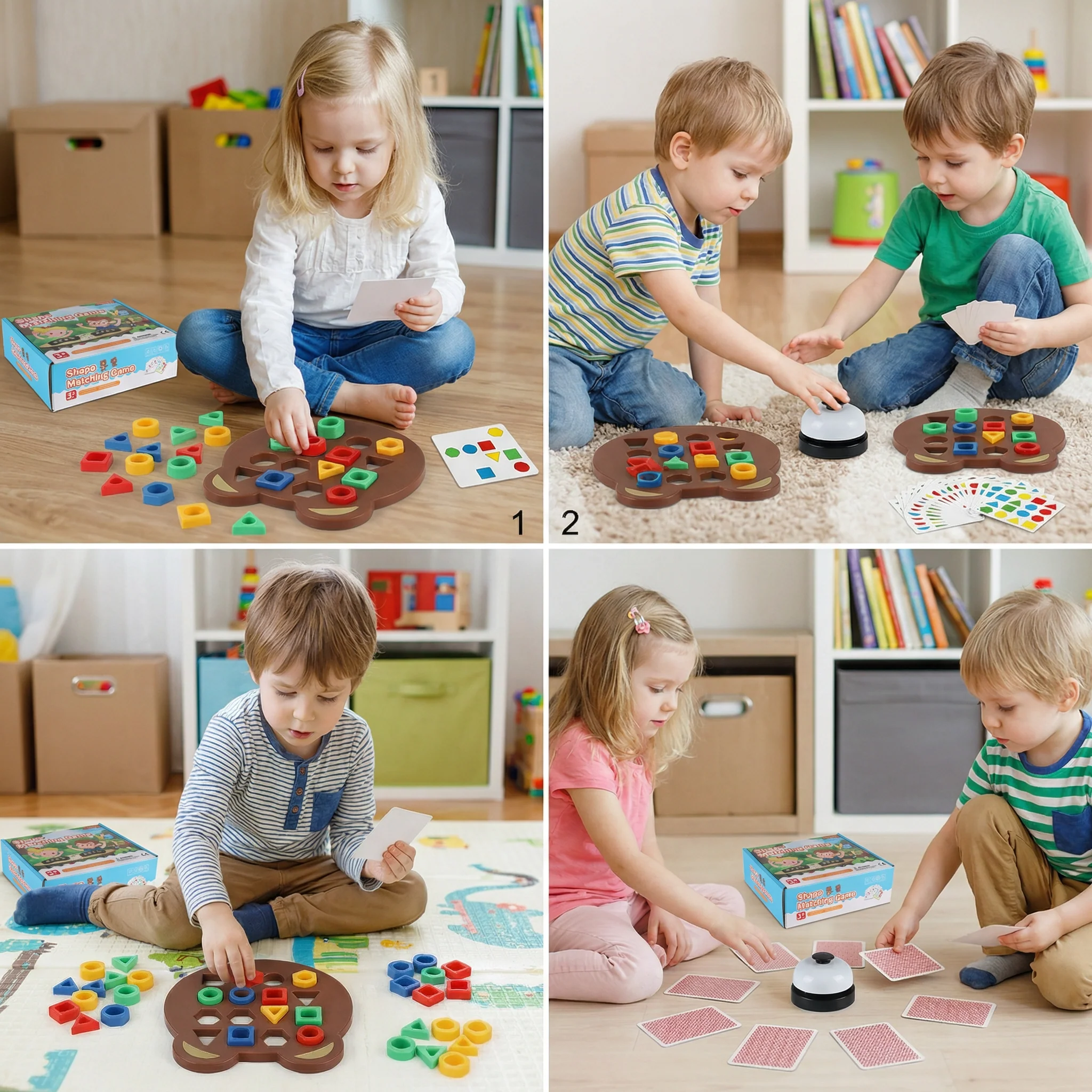 Color & Shape Matching Game for Kids – Interactive Learning Toy - Image 4