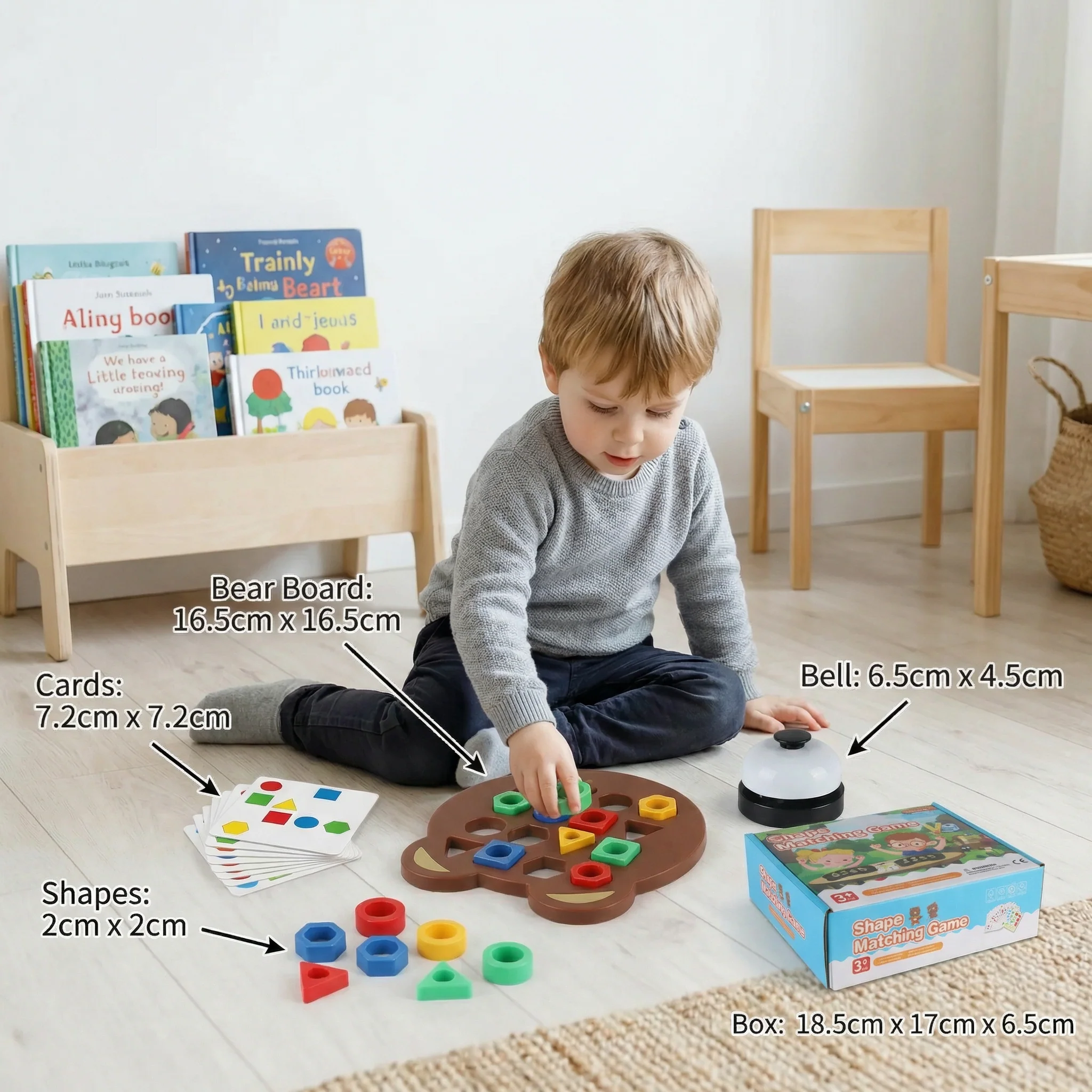 Color & Shape Matching Game for Kids – Interactive Learning Toy - Image 5
