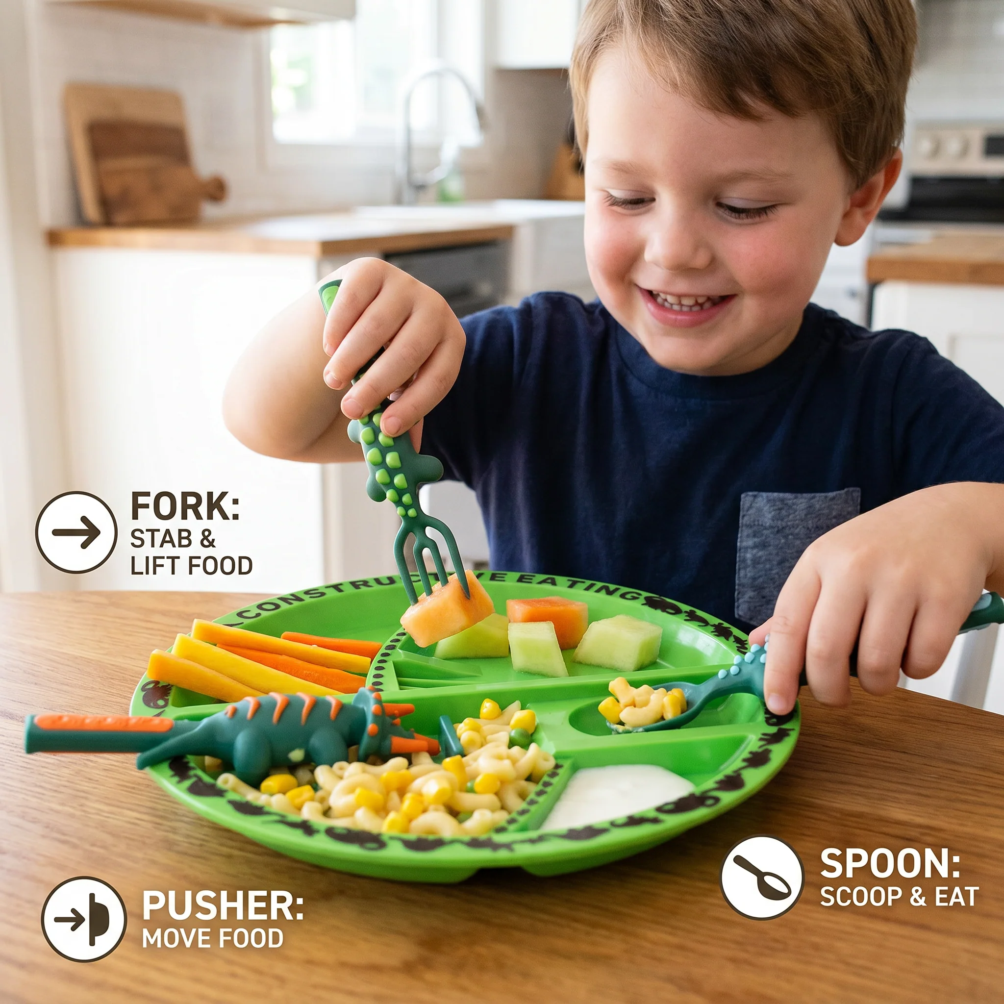 Dino Themed Dining Set - Image 3