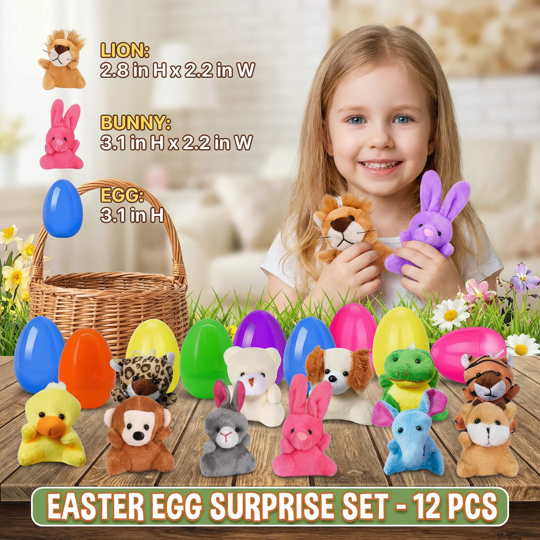 Easter Surprise Eggs with Plush Toys – Pre-Filled Easter Eggs for Kids - Image 5