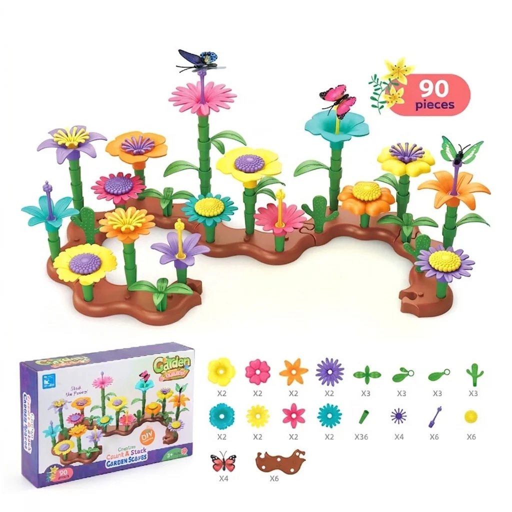 Flower Garden Building Toy for Kids – Creative Planting & Learning Playset for Little Gardeners - Image 6