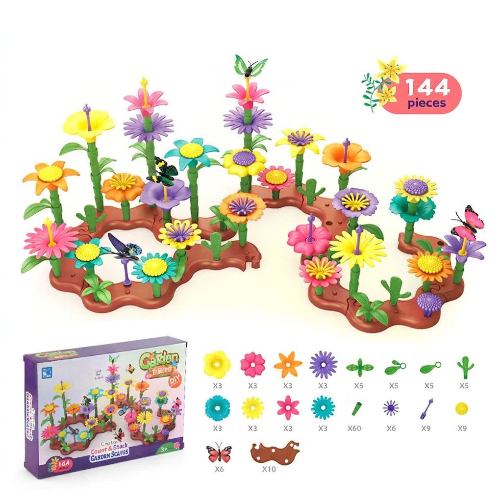 Flower Garden Building Toy for Kids – Creative Planting & Learning Playset for Little Gardeners - Image 7