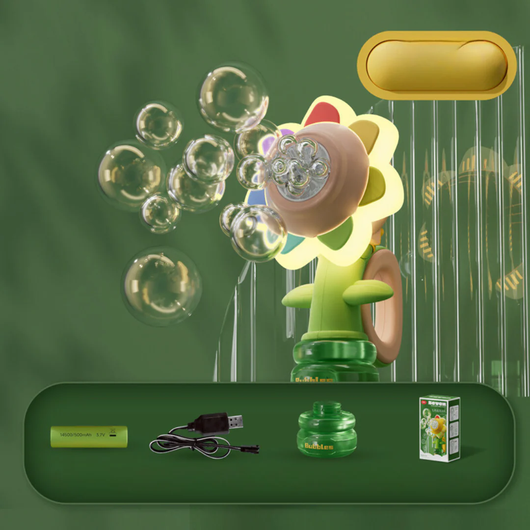 Head Shaking Bubble Flower Kids Toy - Image 5