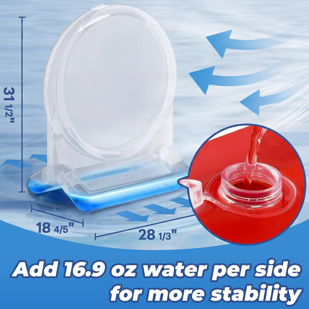 Inflatable Water Target Game with Darts – Outdoor Throwing Game for the Garden - Image 5