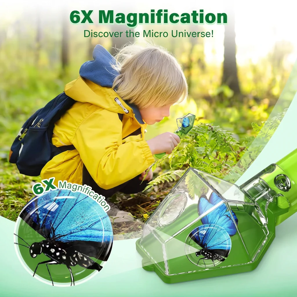 Kids Bug Catcher with 6X Magnifier – Insect Observation Tool for Outdoor Exploration - Image 3