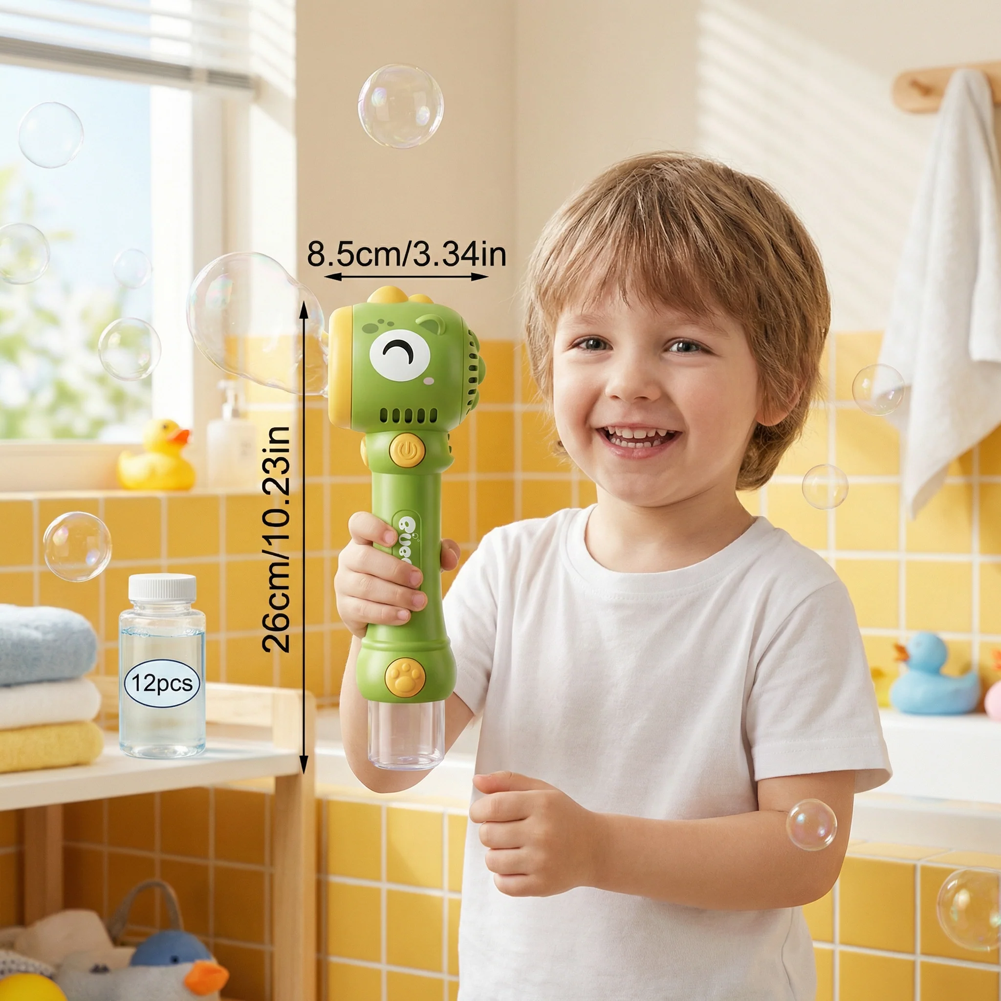 Light-Up Bubble Wand for Kids – Automatic Bubble Maker - Image 5