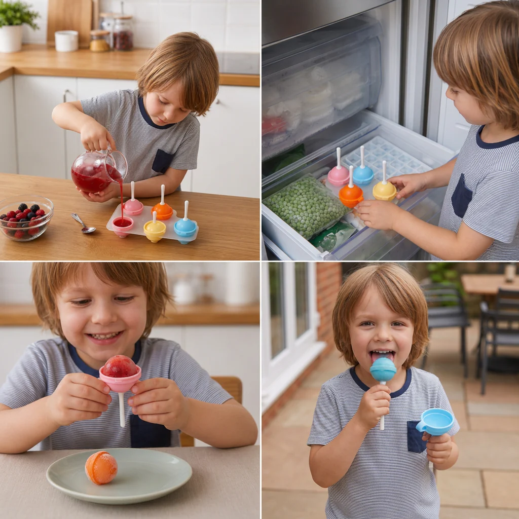 Lollipop Ice Pop Moulds – Pack of Four - Image 4