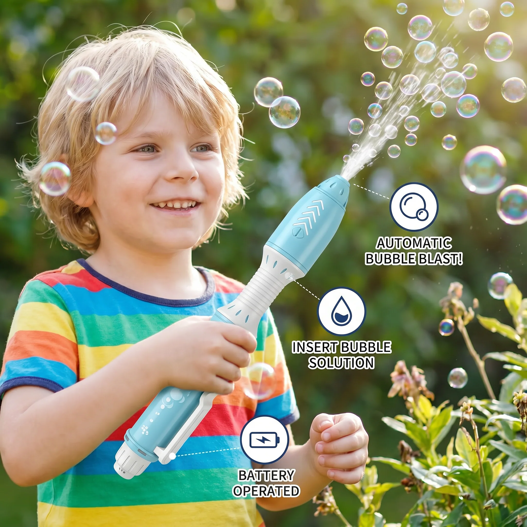 Magic Bubble Blaster Pen – Automatic Bubble Wand for Kids - Image 4