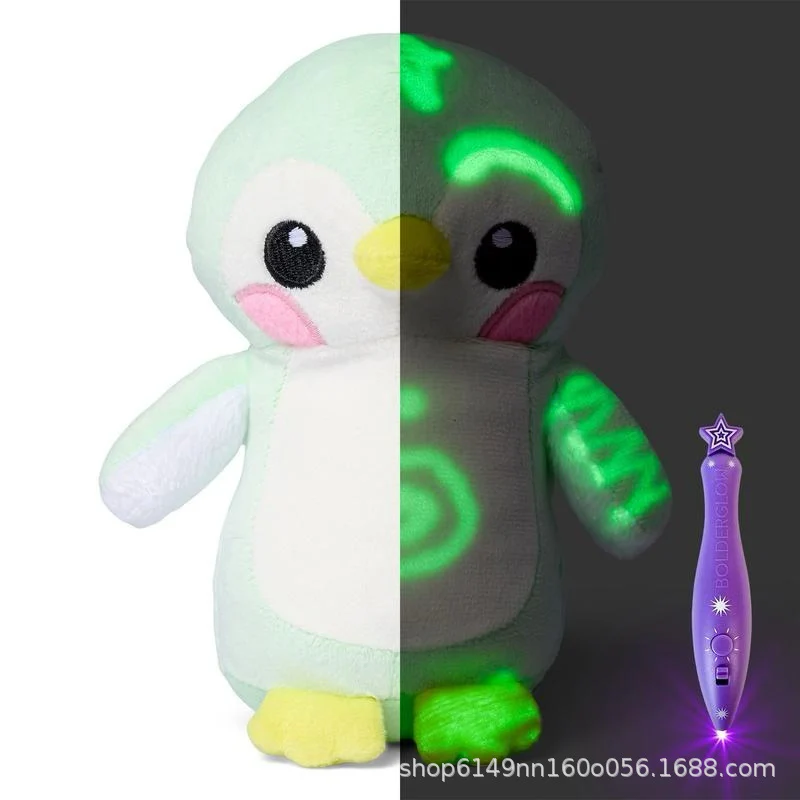 Magic Plush with Glow Drawing Pen – Interactive Light-Up Cuddly Toy for Kids - Image 9