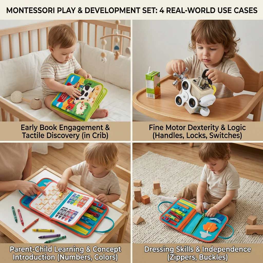3-piece Montessori Play & Discovery Set for Independent Learning - Image 5