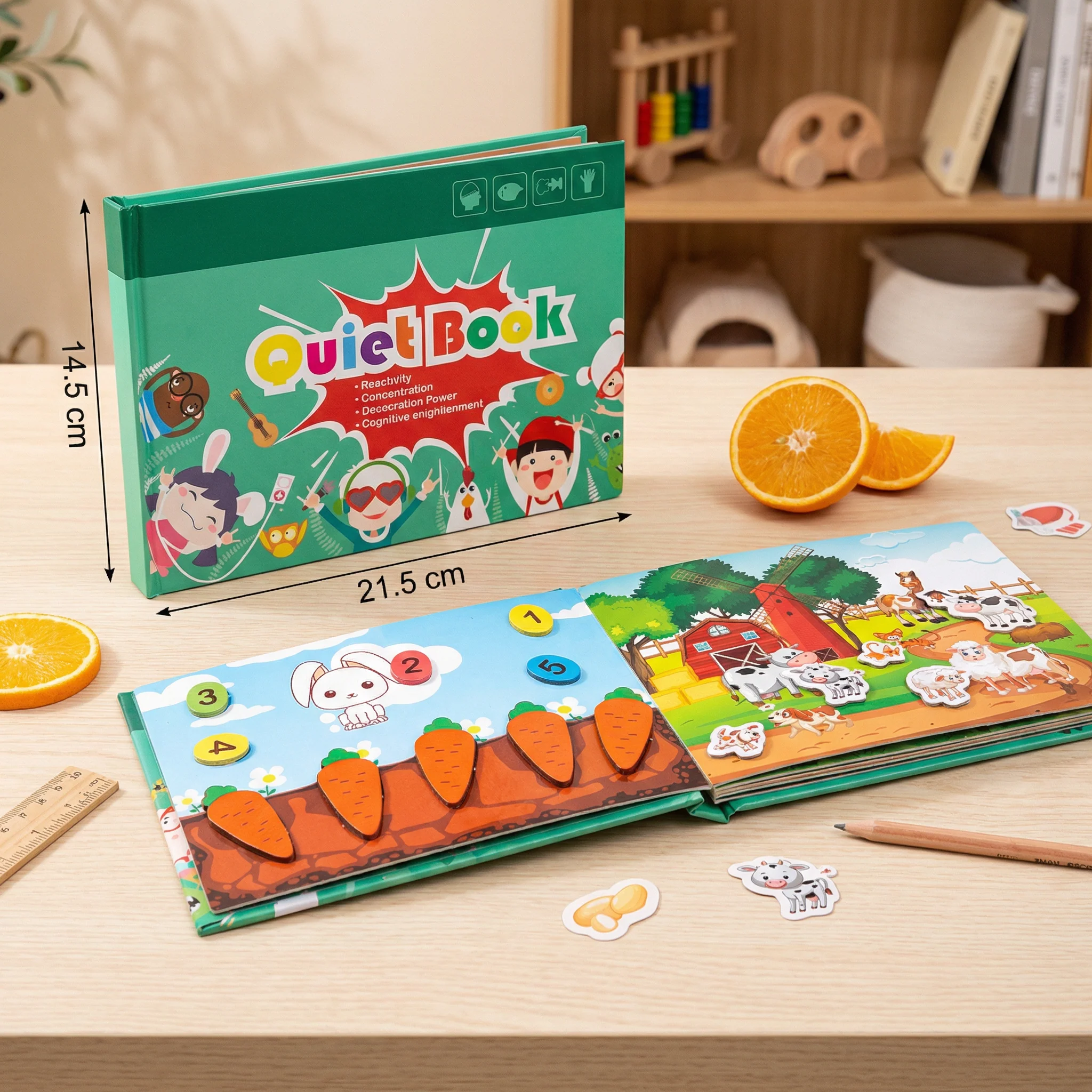 Montessori Reusable Sticker Book for Kids – Learning & Activity Busy Book - Image 5