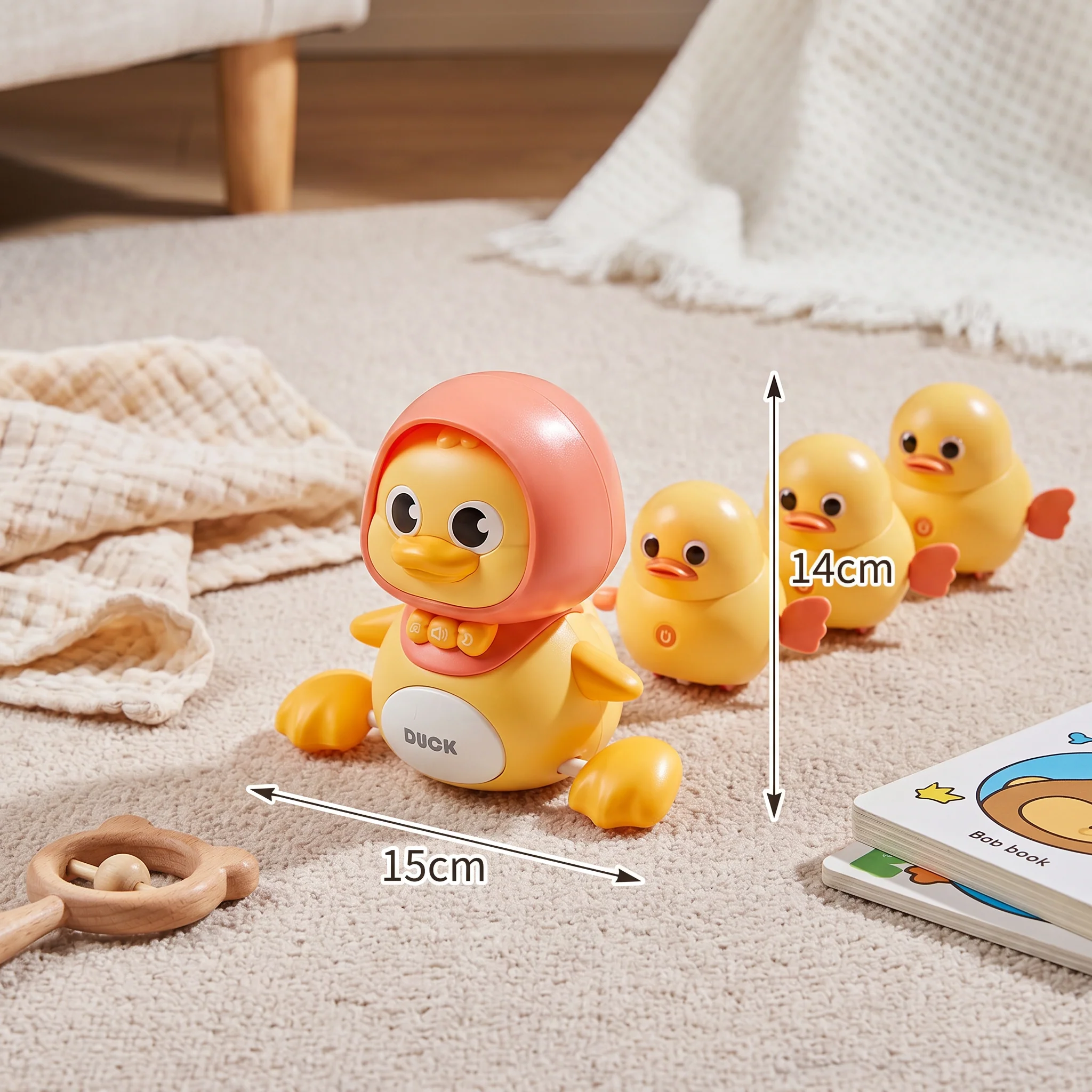 Musical Duck Family Crawling & Learning Toy for Babies - Image 6