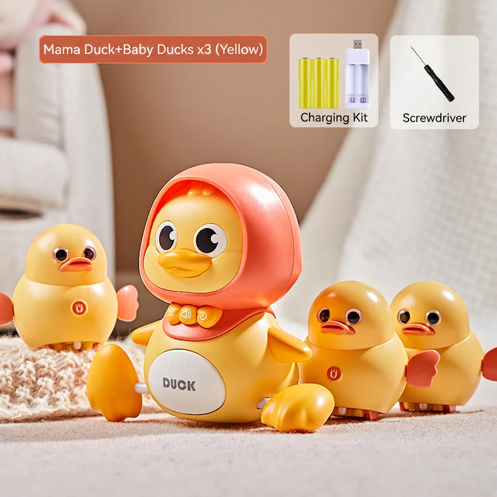 Musical Duck Family Crawling & Learning Toy for Babies - Image 9