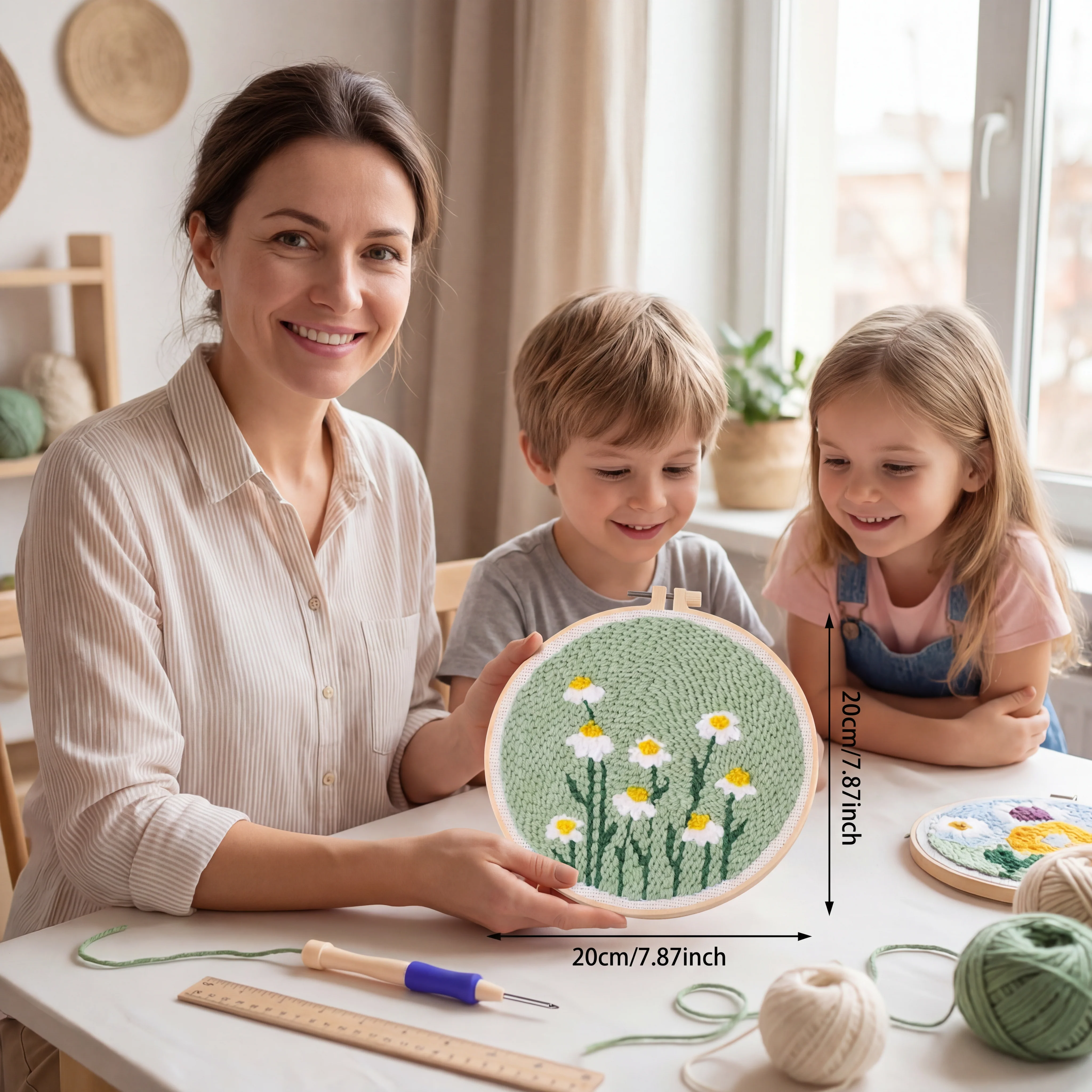 Punch Needle Embroidery Starter Kit – Beginner DIY Set with Beautiful Patterns - Image 5