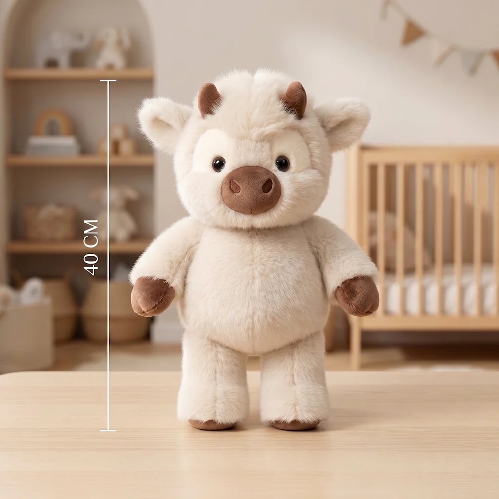 Running Calf Plush Toy – Soft Cartoon Stuffed Animal & Soothing Companion for Kids - Image 5