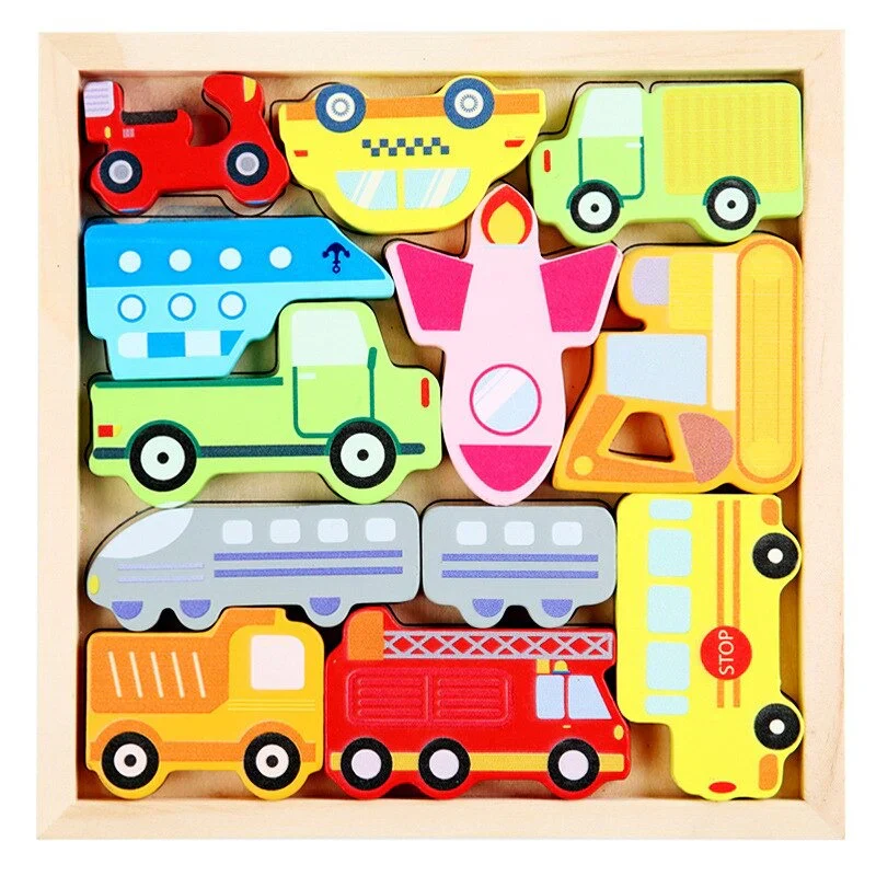 WoodlandPuzzle - How Do the Shapes Fit Into the Frame? - Shape Puzzle - Image 8